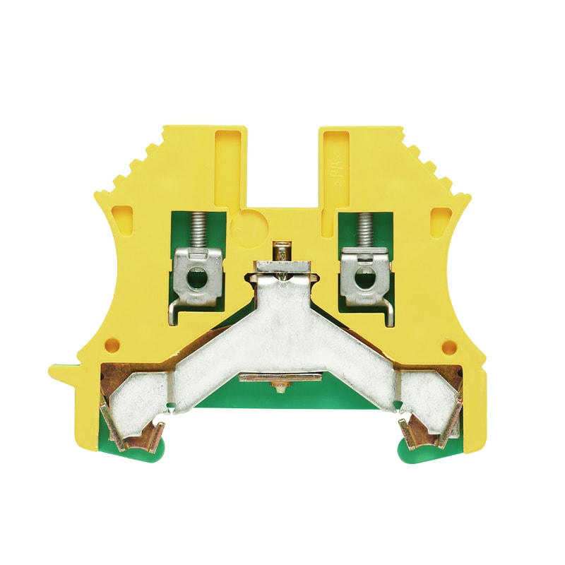 Weidmüller - Borne de protection, Vissé, Vert/jaune, 2.5 mm², 800 V, 2 points de connexions