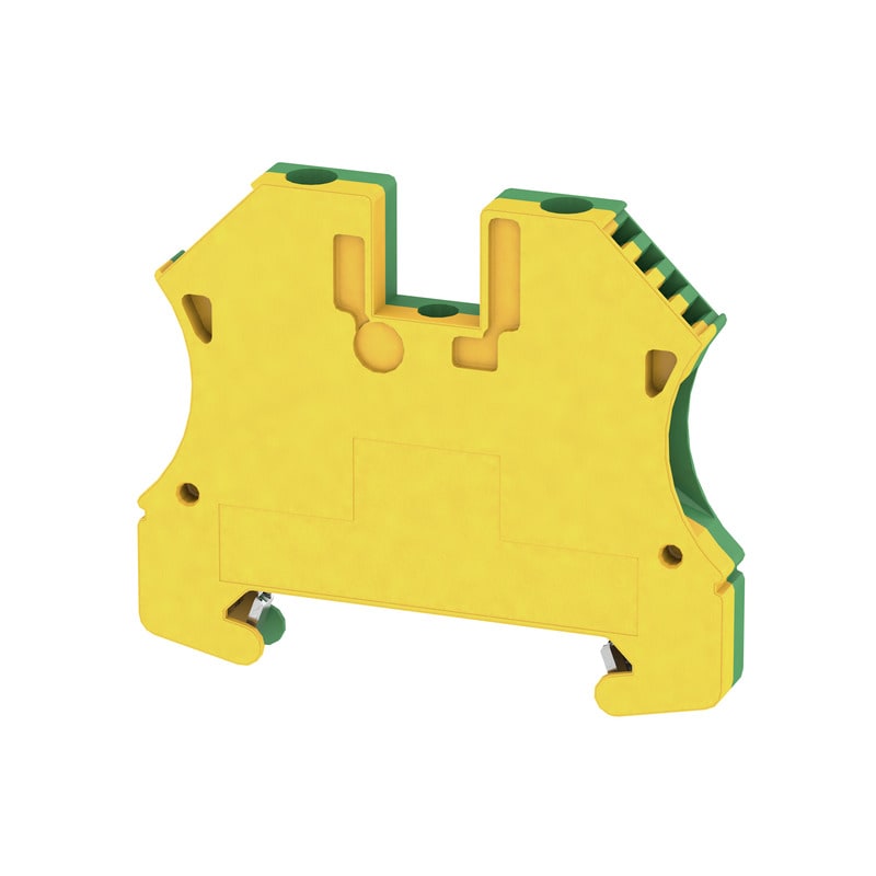 Weidmüller - Borne de protection, Vissé, Vert/jaune, 4 mm², 800 V, 2 points de connexions