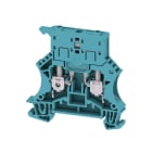 Weidmüller - Borne à fusible, Vissé, Bleu, 6 mm², 6.3 A, 500 V, 2 connexions