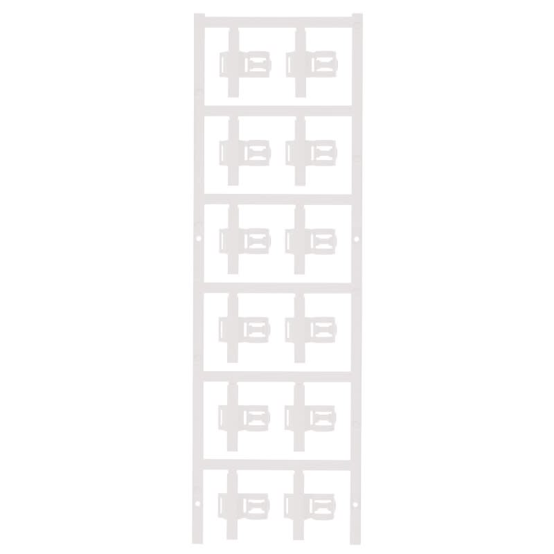 Weidmüller - SlimFix Clip, Repères de fils et de câbles, 3.5 - 7 mm, 30 x 12.5 mm, blanc