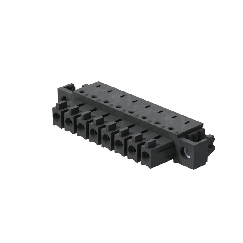 Weidmüller - BCL-SMT 3.81/07/90LFI 1.5SN BK BX - Connecteurs pour CI pas < 5mm