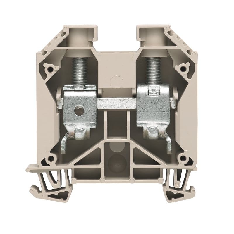 Weidmüller - Borne vissée beige, 35 mm², 125 A, 1000 V, 2 connexions