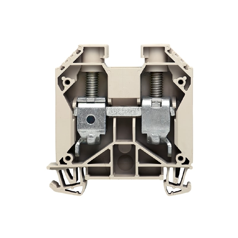 Weidmüller - Borne vissée beige, 35 mm², 125 A, 1000 V, 2 connexions