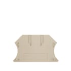 Weidmüller - Flasque de fermeture (Borne), Beige