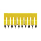 Weidmüller - Connecteur transversal (Borne), Vissé, jaune, 32 A, 10 pôles