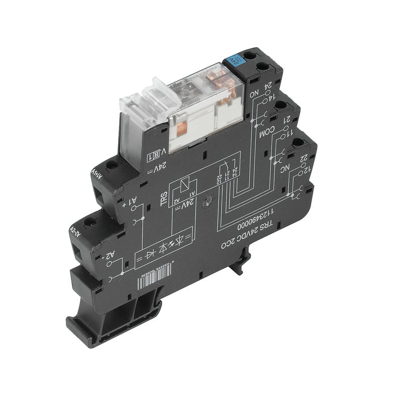 Weidmüller - TRS 5VDC 2CO - Relais & Opto-coupleurs Interface relais, 5 V DC ±20 %, LED verte