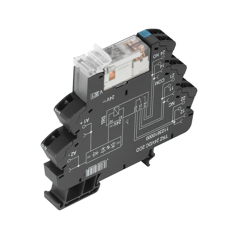 Weidmüller - TRZ 5VDC 2CO - Relais & Opto-coupleurs Interface relais, 5 V DC ±20 %, LED verte
