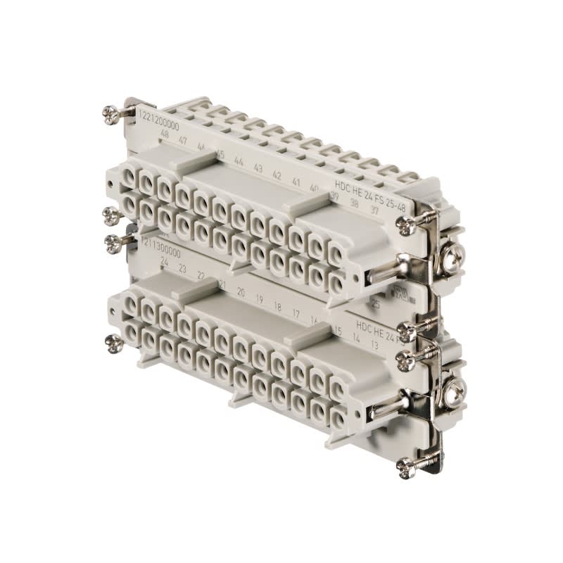 Weidmüller - HDC HE 24 FS 25-48 - CIE Connecteurs industriels étanches