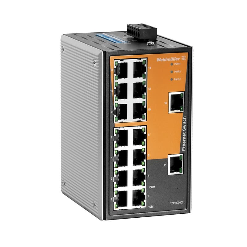 Weidmüller - Switch Fast Ethernet non administrable, ValueLine, 16x RJ45