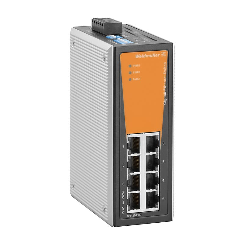Weidmüller - Switch Gigabit Ethernet non administrable, ValueLine, 8xRJ45, T