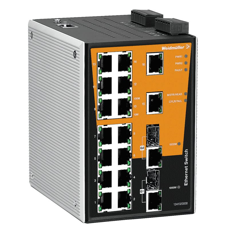 Weidmüller - Switch FE/GE administrable, PremiumLine, PROFINET Classe B, 2xCombo, 16xRJ45