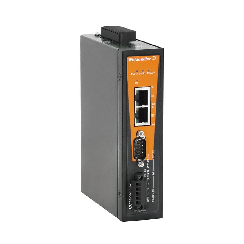 Weidmüller - Convertisseur Ethernet série, 2xRJ45 1xRS232/485, T