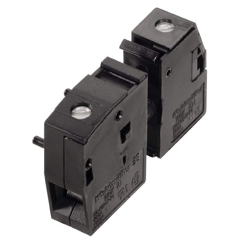 Weidmüller - WGK 10 GN/YE BX - Bornier traversant WGK Borne traversante, 500 V, 57 A, Largeur