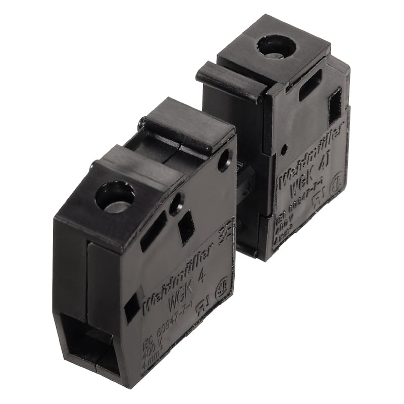 Weidmüller - WGK 4/Z BK BX - Bornier traversant WGK OMNIMATE Power - série WGK, Borne travers