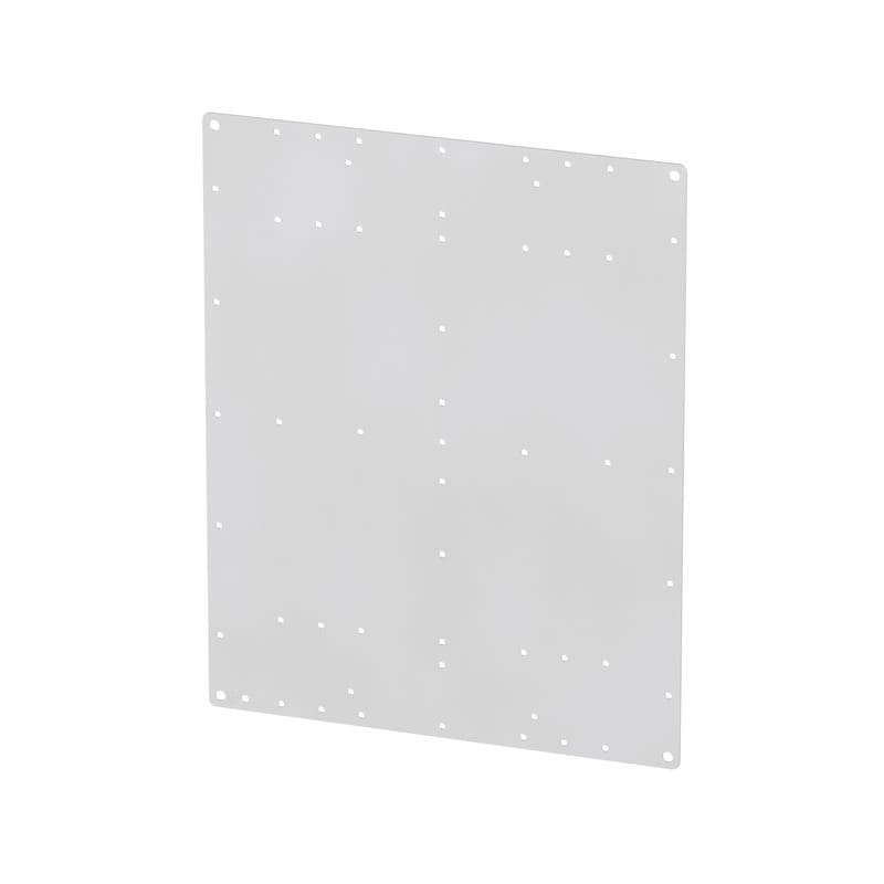 Weidmüller - Plaque de maintien (boîtier), Klippon TB (Terminal Box), préperçé, 321 x 403 x 1