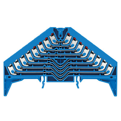 Weidmüller - PRV 8 BL 35X15 RT/WS - Autres BJ -AKZ-MK Bloc de jonction répartiteur de brassag