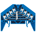 Weidmüller - Borne pour signaux IO, PUSH IN, bleu, 1.5 mm², 17.5 A, 250 V, 4 étages, 16C