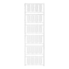 Weidmüller - SlimFix X, Repères de fils et de câbles, 7 - 40 mm, 24 x 13.62 mm, blanc