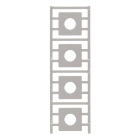 Weidmüller - SM 44/44-21 MC NE GR - Repérage de fils Repérage d?appareils, Largeur: 44 mm, Ca