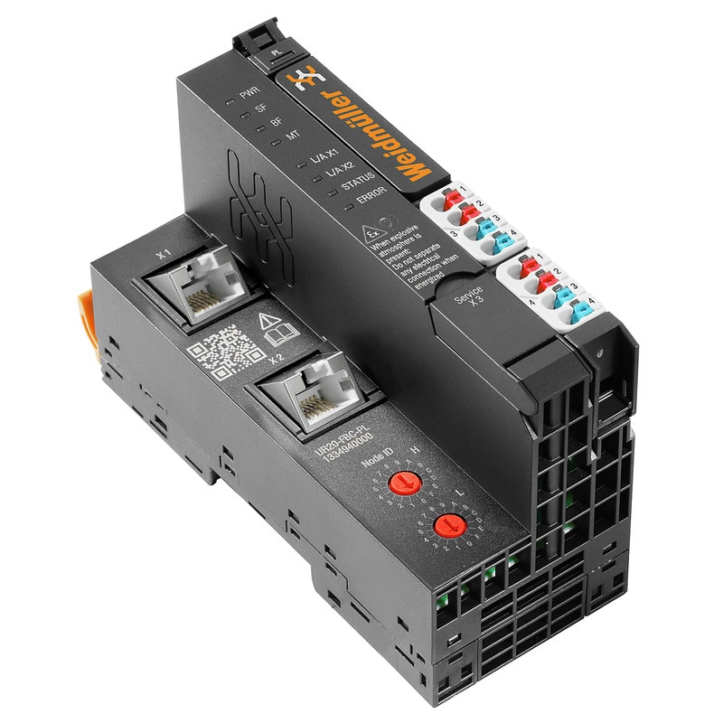 Weidmüller - Coupleur de bus de terrain (E/S), PUSH IN, Micro USB 2.0, 24 V DC +20 %/ -15 %,