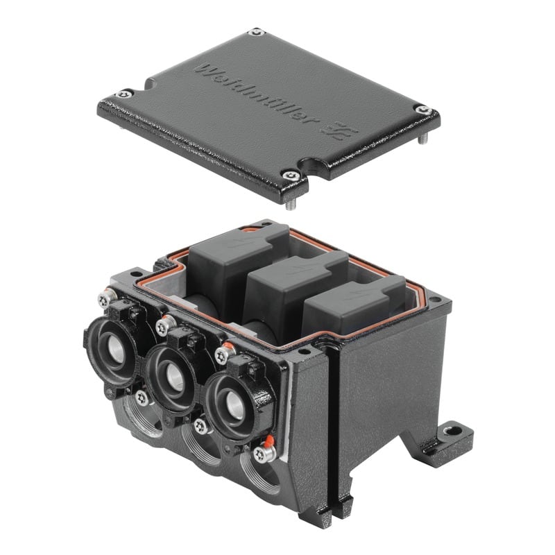 Weidmüller - HDC HP550 KIT 3F - CIE Connecteurs industriels étanches