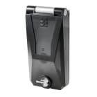 Weidmüller - FrontCom, cadre simple, Couvercle plastique, Verrouillage bouton de commande