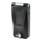 Weidmüller - FrontCom, cadre simple, Couvercle plastique, Verrouillage bouton de commande