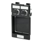 Weidmüller - FrontCom, Plaque d'insert, blindé, 1x Puissance, 2x Données