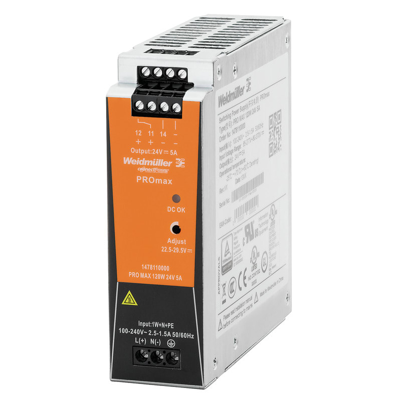 Weidmüller - Alimentation à découpage PRO MAX 120W 12V 10A