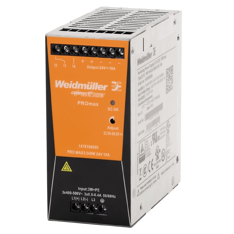 Weidmüller - Alimentation à découpage PRO MAX3 240W 24V 10A
