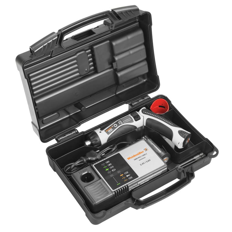 Weidmüller - Le tournevis dynamométrique électrique est conçu de manière ergonomique pour les