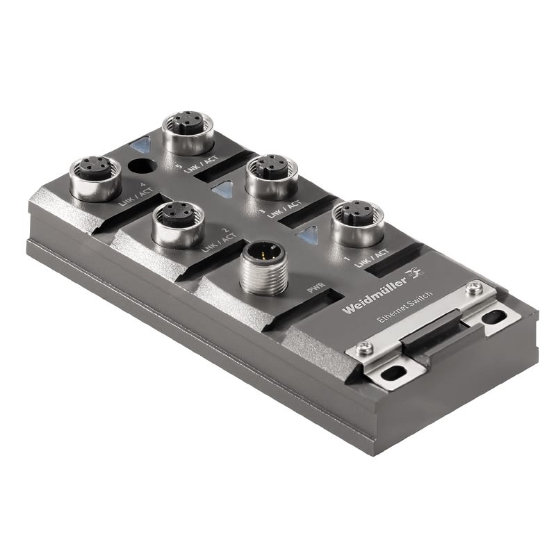 Weidmüller - Switch FE non administrable, 5xM12 D