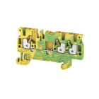 Weidmüller - Borne de mise à la terre, PUSH IN, 2.5 mm², Vert/jaune