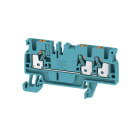 Weidmüller - Borne, PUSH IN, 2.5 mm², 800 V, 24 A, bleu