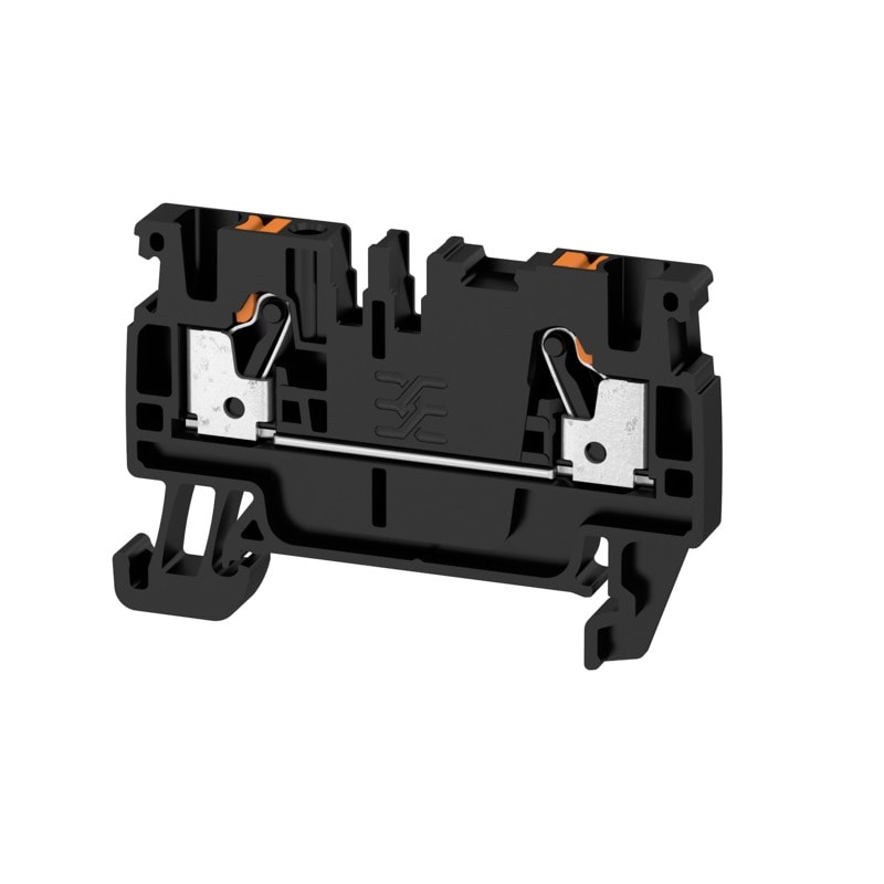 Weidmüller - A2C 2.5 BK - Blocs de jonction - Série A Bloc de jonction traversant, PUSH IN, n