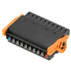 Weidmüller - BL-I/O 3.50/10/180LR NPN LED SN BK BX - Connecteurs pour CI pas < 5mm