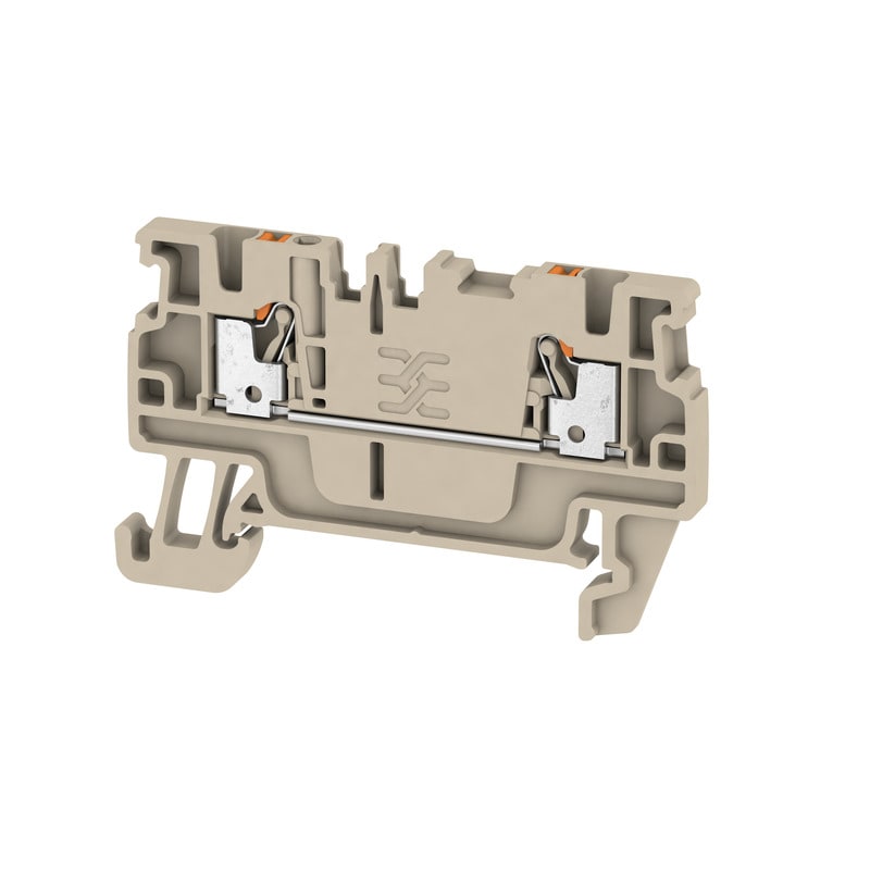 Weidmüller - Borne, PUSH IN, 1.5 mm², 500 V, 17.5 A, Beige