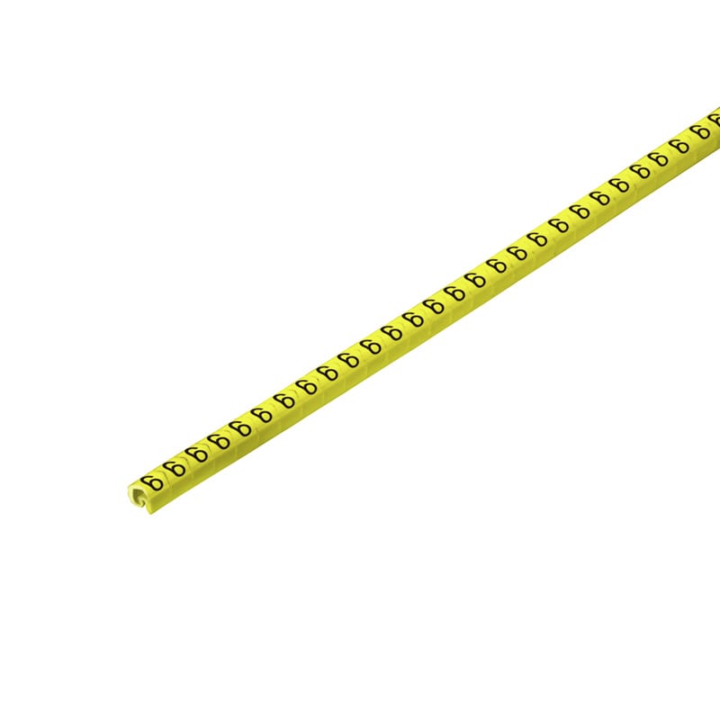 Weidmüller - Système de codage des câbles, jaune, Diamètre extérieur du conducteur:1.3 - 3 mm