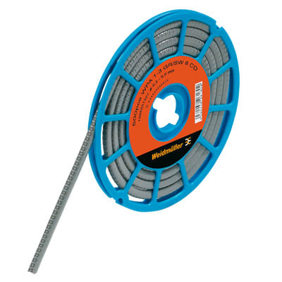 Weidmüller - Système de codage des câbles, gris, Diamètre extérieur du conducteur:1.3 - 3 mm,