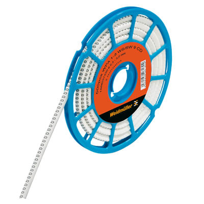 Weidmüller - Système de codage des câbles, blanc, Diamètre extérieur du conducteur:1.3 - 3 mm