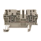 Weidmüller - Borne, Raccordement à ressort, 2.5 mm², 800 V, 24 A, Beige foncé, 2C