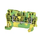 Weidmüller - Borne de mise à la terre, Raccordement à ressort, 2.5 mm², 300 A (2,5 mm²), V/J