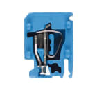 Weidmüller - Fiche (Borne), Raccordement à ressort, bleu, 1.5 mm², 17.5 A, 250 V, 1C, 1 pôle
