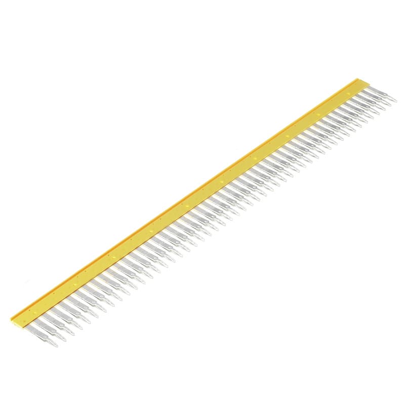 Weidmüller - Connexion transversale, Jaune, 24 A, Nombre de pôles: 50, Pas: 5.10mm