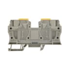 Weidmüller - Borne, Raccordement à ressort, Beige, 35 mm², 125 A, 800 V, 1 étage, 2C