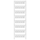 Weidmüller - SlimFix Clip, Repères de fils et de câbles, 2 - 3.5 mm, 12 x 5.8 mm, blanc