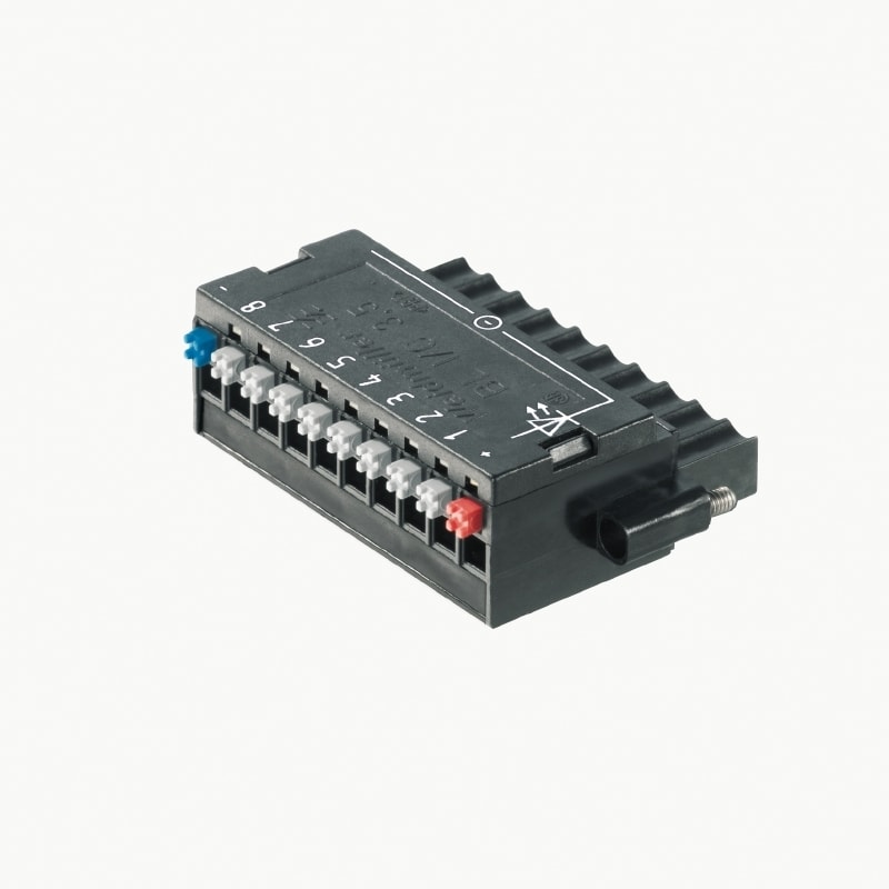 Weidmüller - BL-I/O 3.50/10F PNP LED SN BK BX - Connecteurs pour CI pas < 5mm