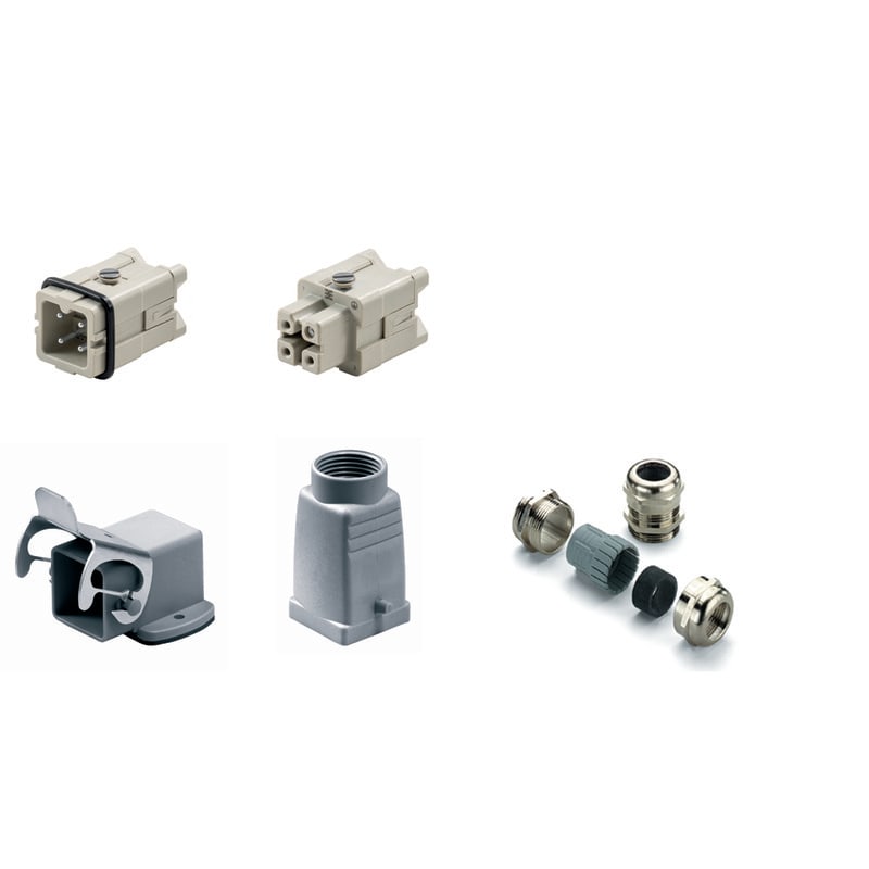 Weidmüller - HDC-KIT-HA 03.302 M - CIE Connecteurs industriels étanches