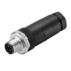 Weidmüller - Connecteur M12 - Mâle - Droit - 4 Pôles