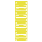 Weidmüller - SlimFix X, Repères de fils et de câbles, 7 - 40 mm, 60 x 11 mm, jaune